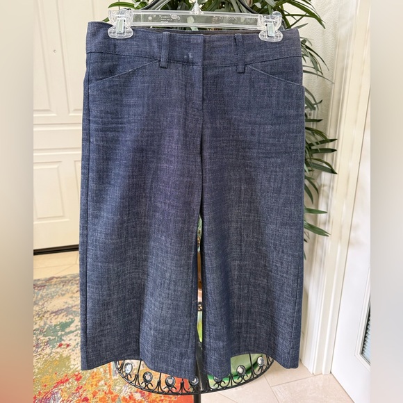 Express Design Studio Pants - Express Design Studio Women's Dark Blue Culotte Pants.